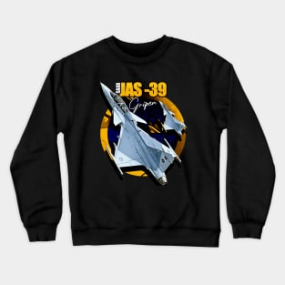 JAS39 Gripen Swedish Air Force Fighterjet Crewneck Sweatshirt